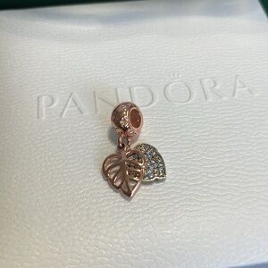 Pandora Rose Gold Leaf Charm